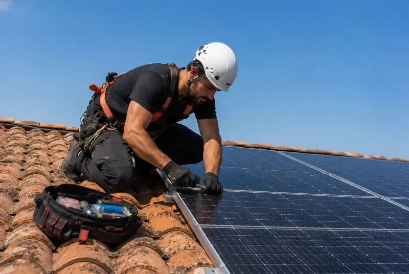 Maintenance et monitoring de panneaux solaires à Doué-en-Anjou